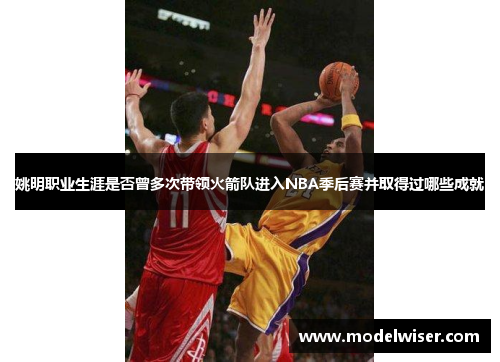 姚明职业生涯是否曾多次带领火箭队进入NBA季后赛并取得过哪些成就